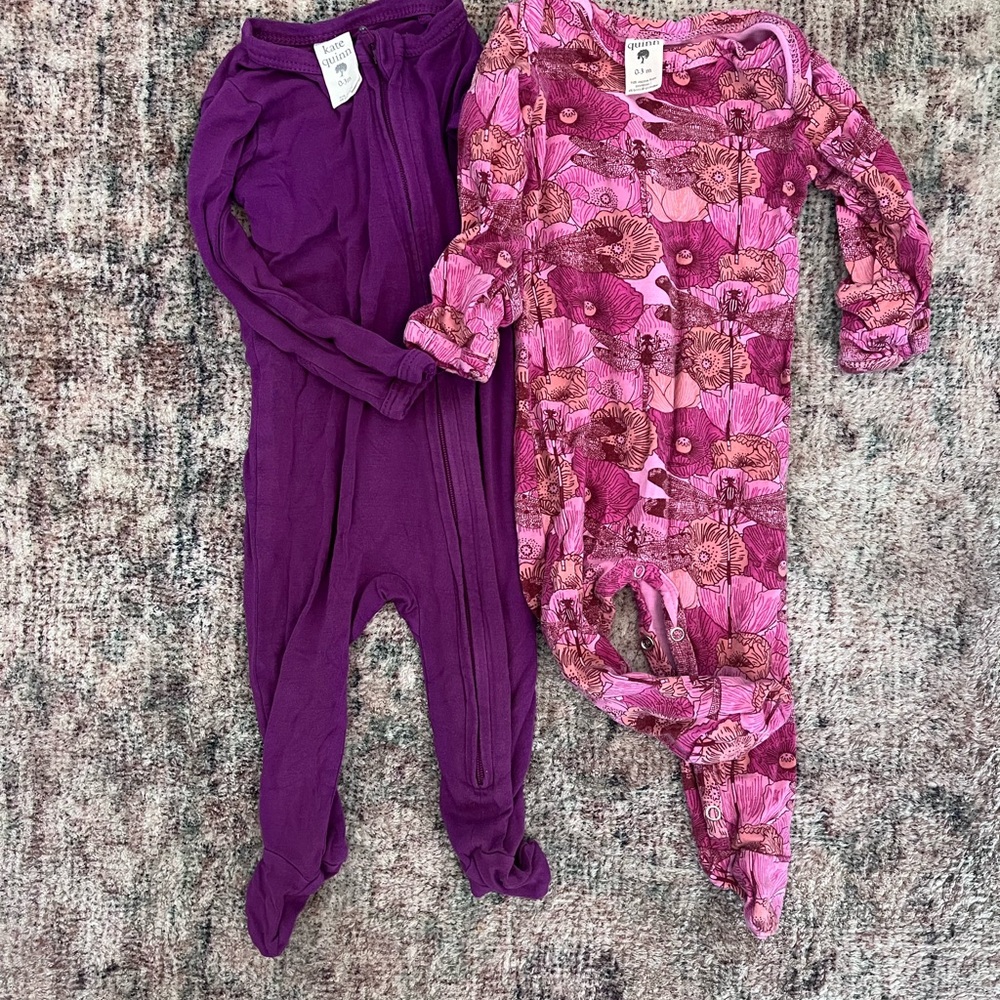 Purple and Pink Kids One Piece Set